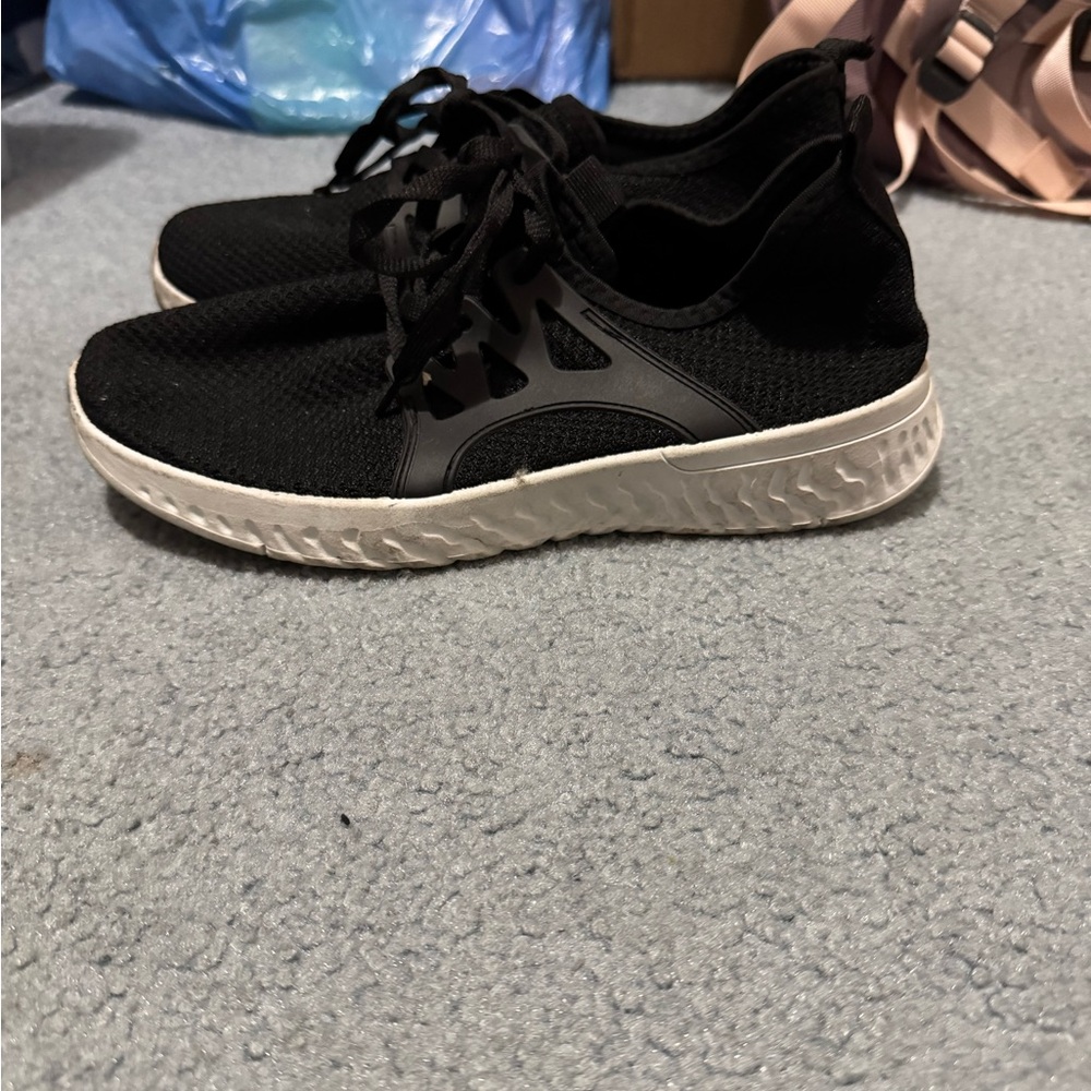 Take A Walk black tennis shoes